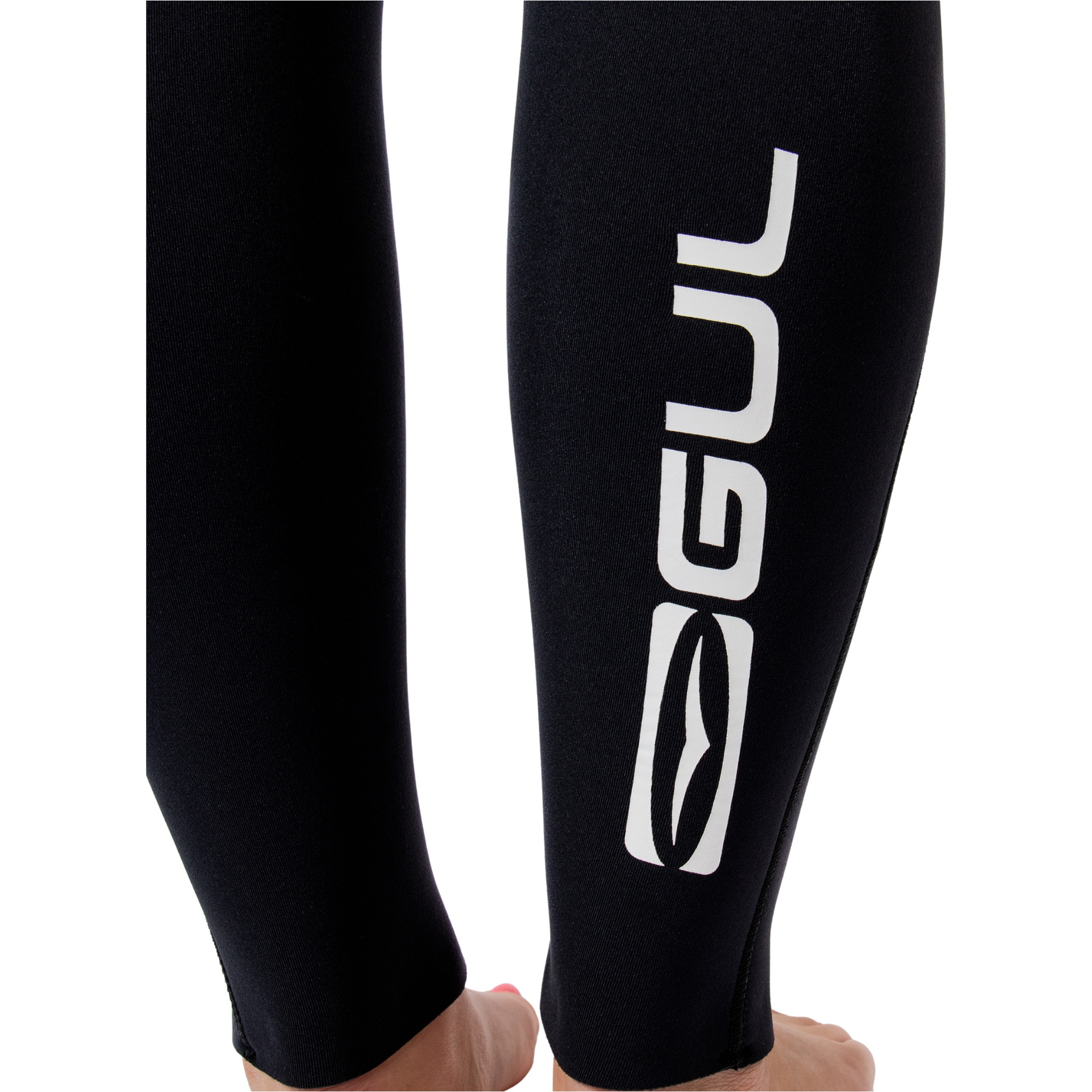 2026 Gul Womens Yulex Flexor 5/4mm Chest Zip Wetsuit FX1227-C5BKSP - Black / Splaterpalm